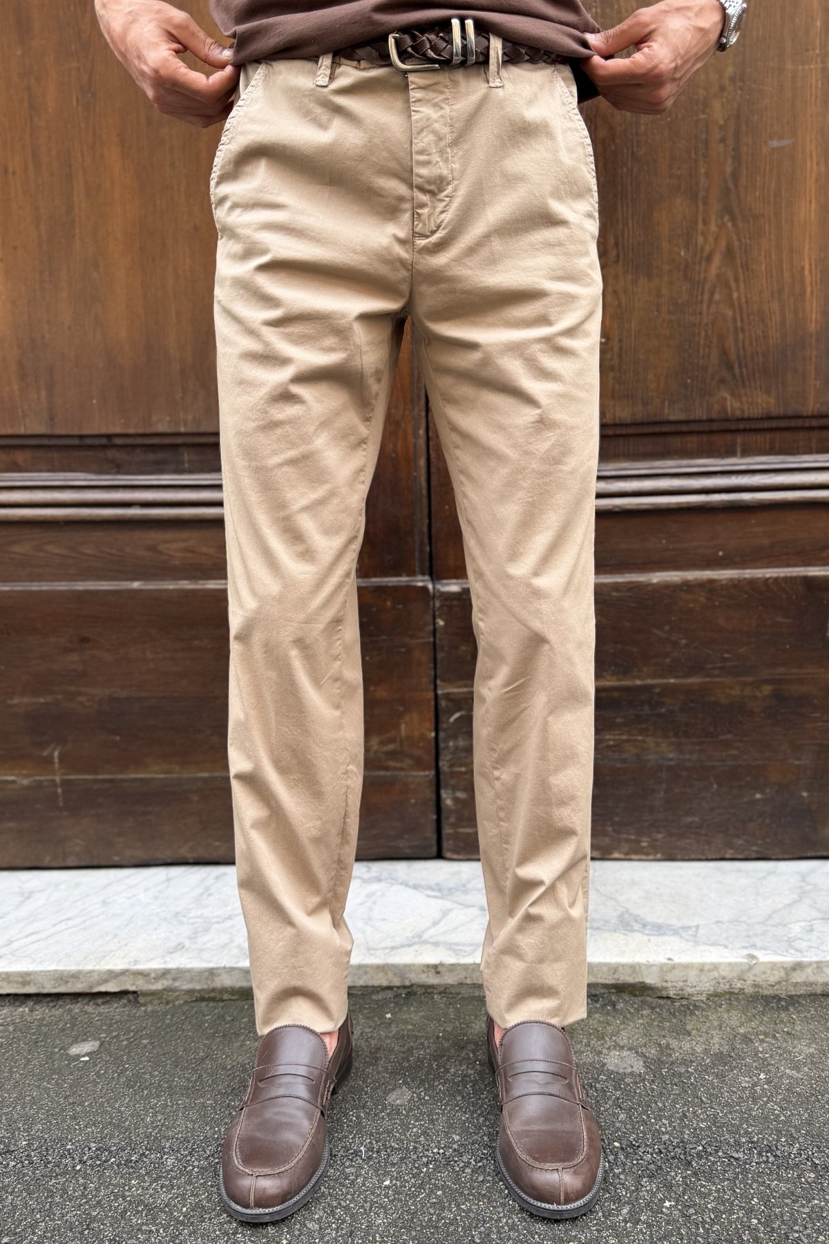 Four Brothers - Pantalone Chino beige