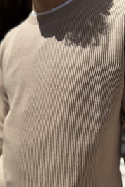Four Brothers - Maglione a Costa Inglese Beige