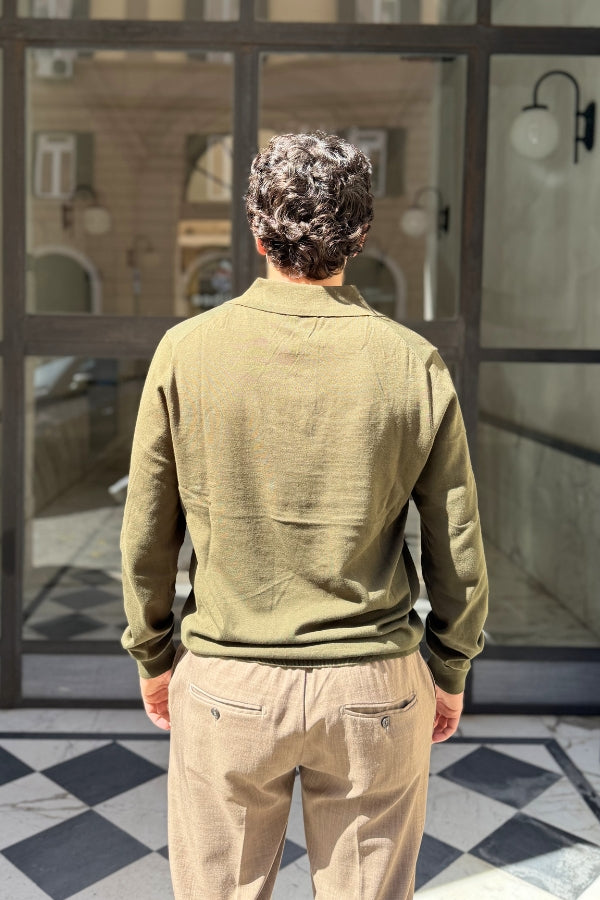 Four Brothers - Polo Manica Lunga Verde
