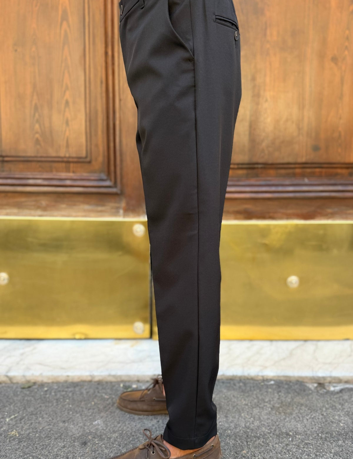 Pantalone Capri Fit Nero - look completo