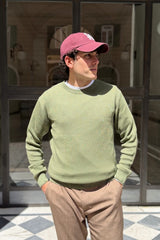 Four Brothers - Maglione a Costa Inglese Verde