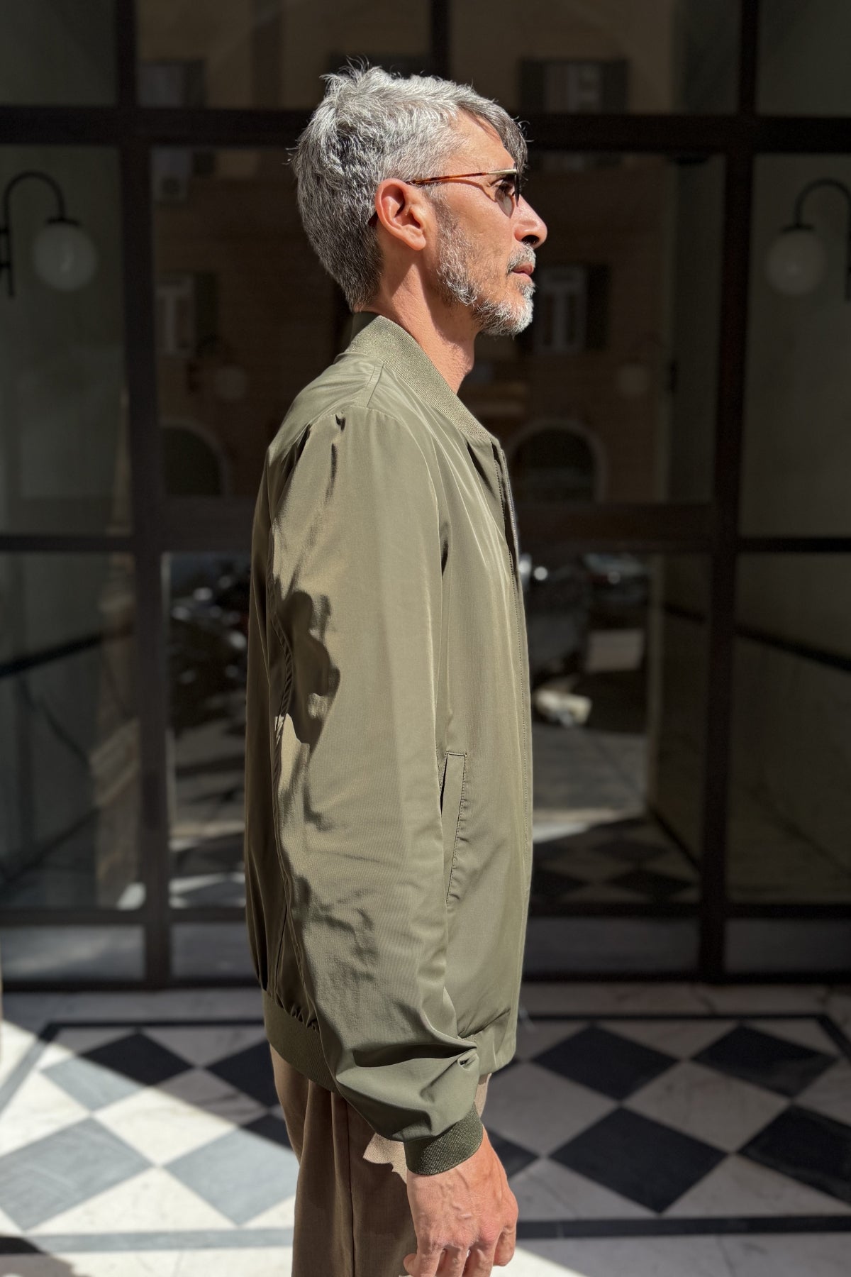 Four Brothers – Bomber Impermeabile Verde Militare