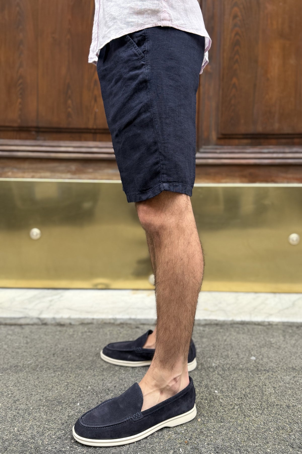 Four Brothers - Bermuda Lino Blu