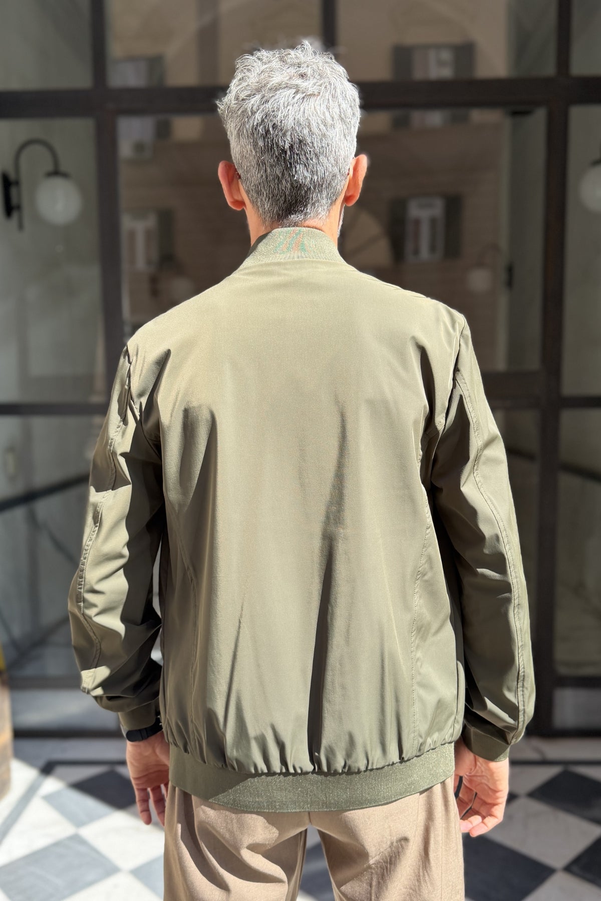 Four Brothers – Bomber Impermeabile Verde Militare
