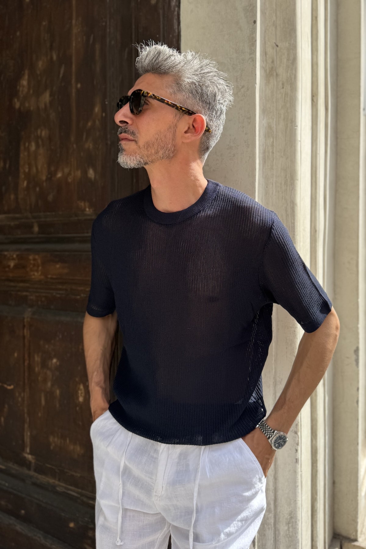 Seinse - T-shirt Maglina Blu