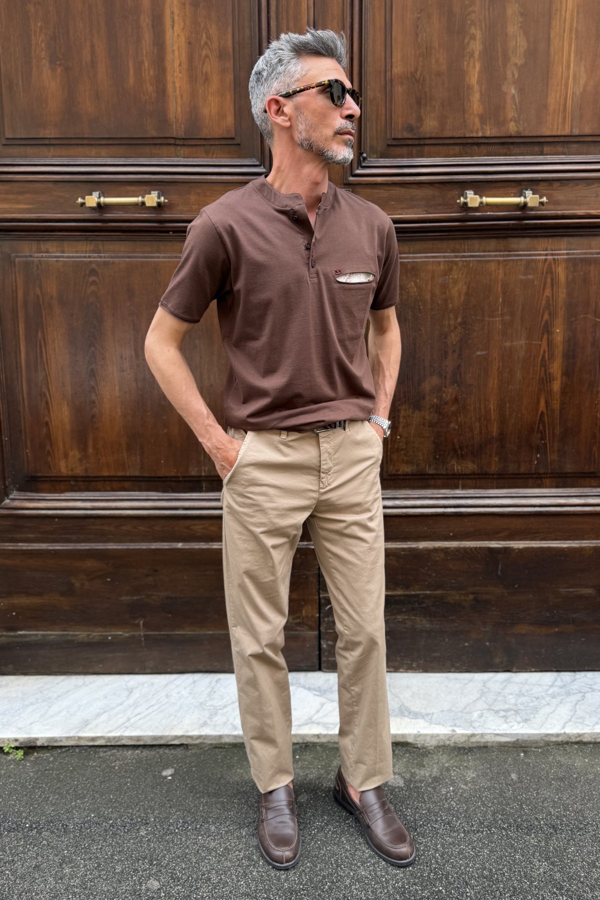 Four Brothers - Pantalone Chino beige
