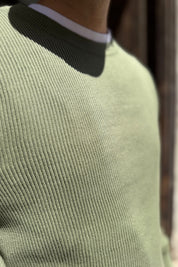 Four Brothers - Maglione a Costa Inglese Verde