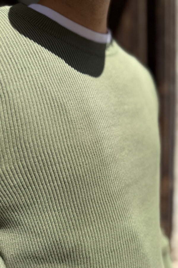 Four Brothers - Maglione a Costa Inglese Verde
