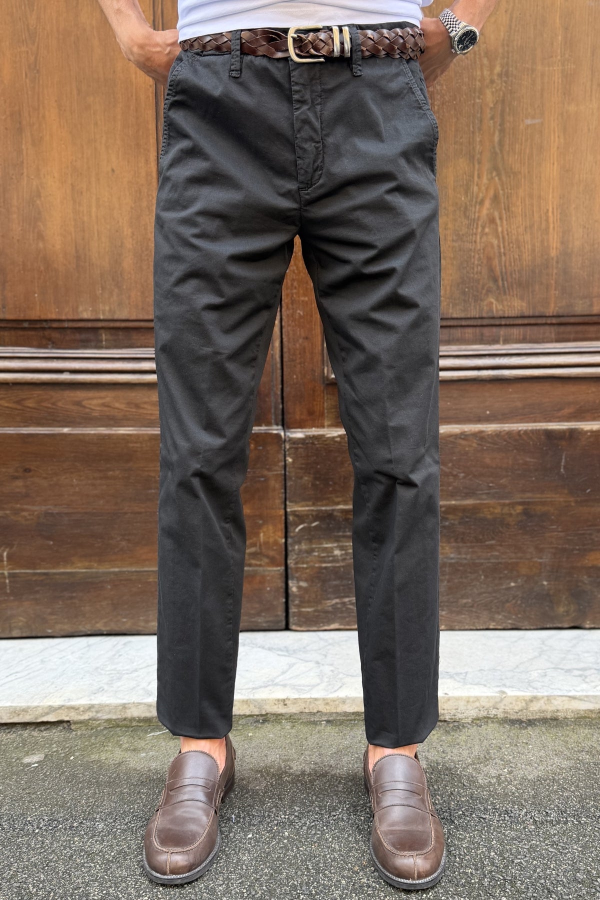 Four Brothers - Pantalone Chino Nero