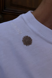 Seinse - T-shirt Ricamo con Taschino Bianco