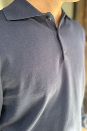 Four Brothers - Polo Manica Lunga Blu