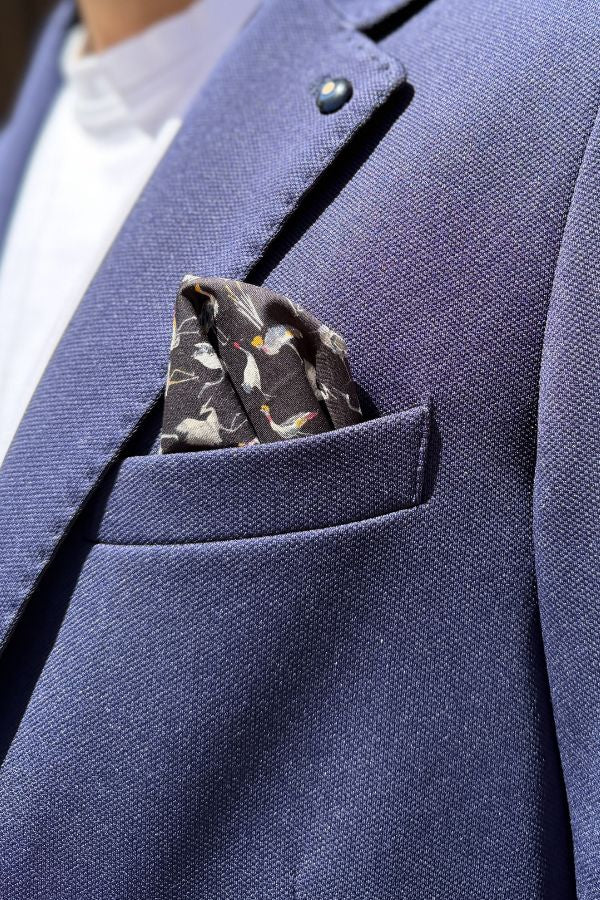 Four Brothers - Blazer Monopetto Blu