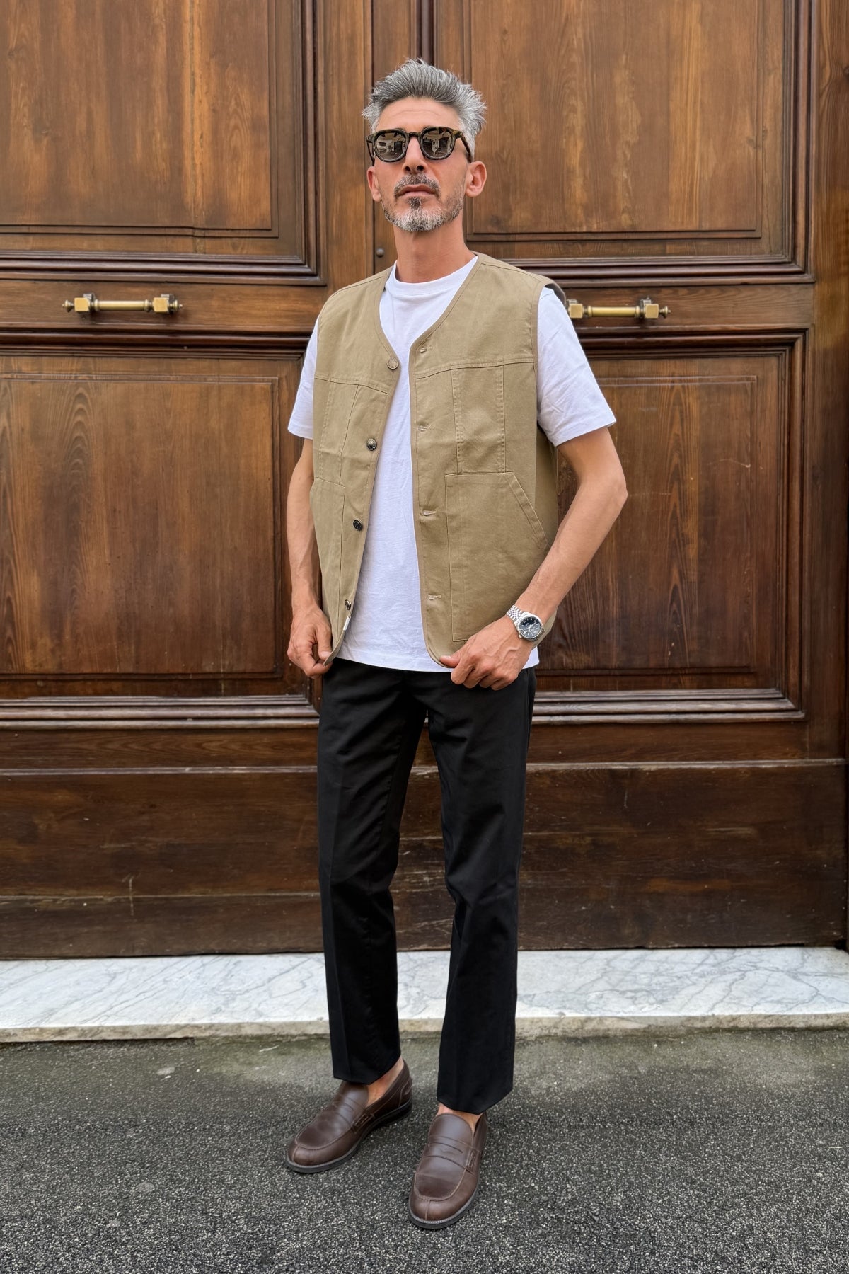 Four Brothers - Pantalone Chino Nero