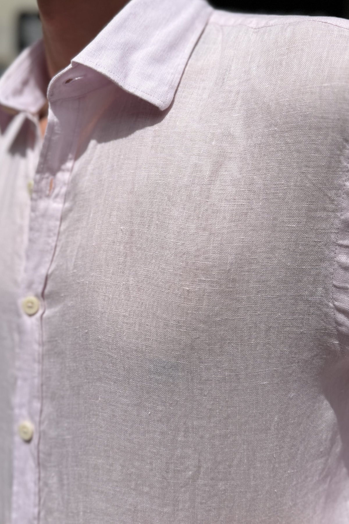 Four Brothers - Camicia Puro Lino Rosa