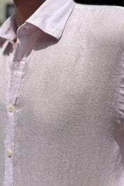 Four Brothers - Camicia Puro Lino Rosa