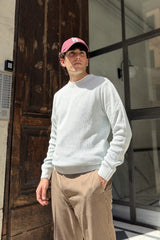 Four Brothers - Maglione a Costa Inglese Bianco