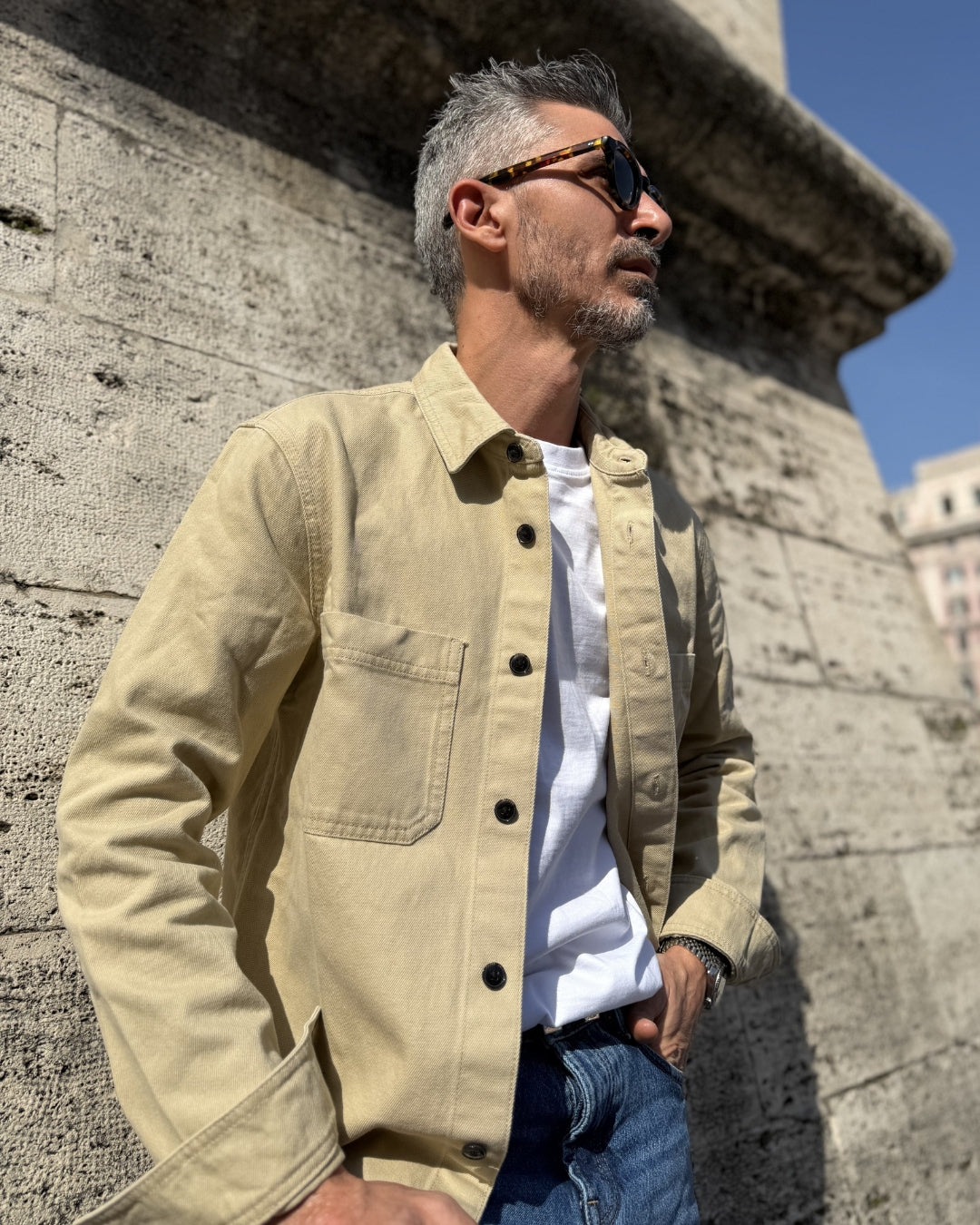 Only & Sons - Overshirt Beige Chiaro