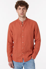 Four Brothers - Camicia Koreana Mattone