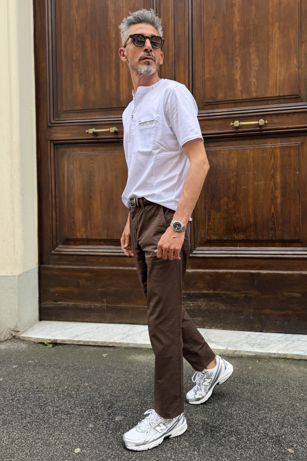 Four Brothers - Pantalone Chino Mocha