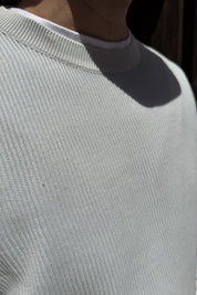 Four Brothers - Maglione a Costa Inglese Bianco