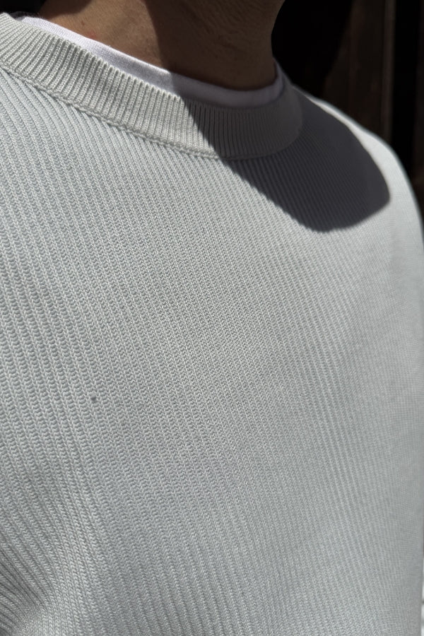 Four Brothers - Maglione a Costa Inglese Bianco