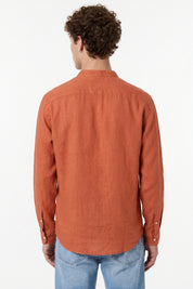 Four Brothers - Camicia Koreana Mattone