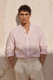 Four Brothers - Camicia Koreana Rosa