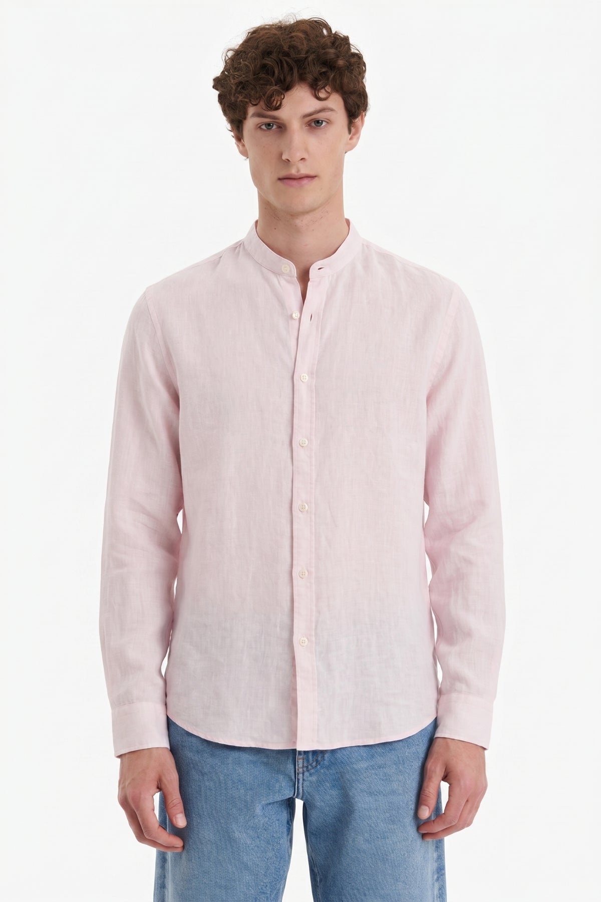 Four Brothers - Camicia Koreana Rosa