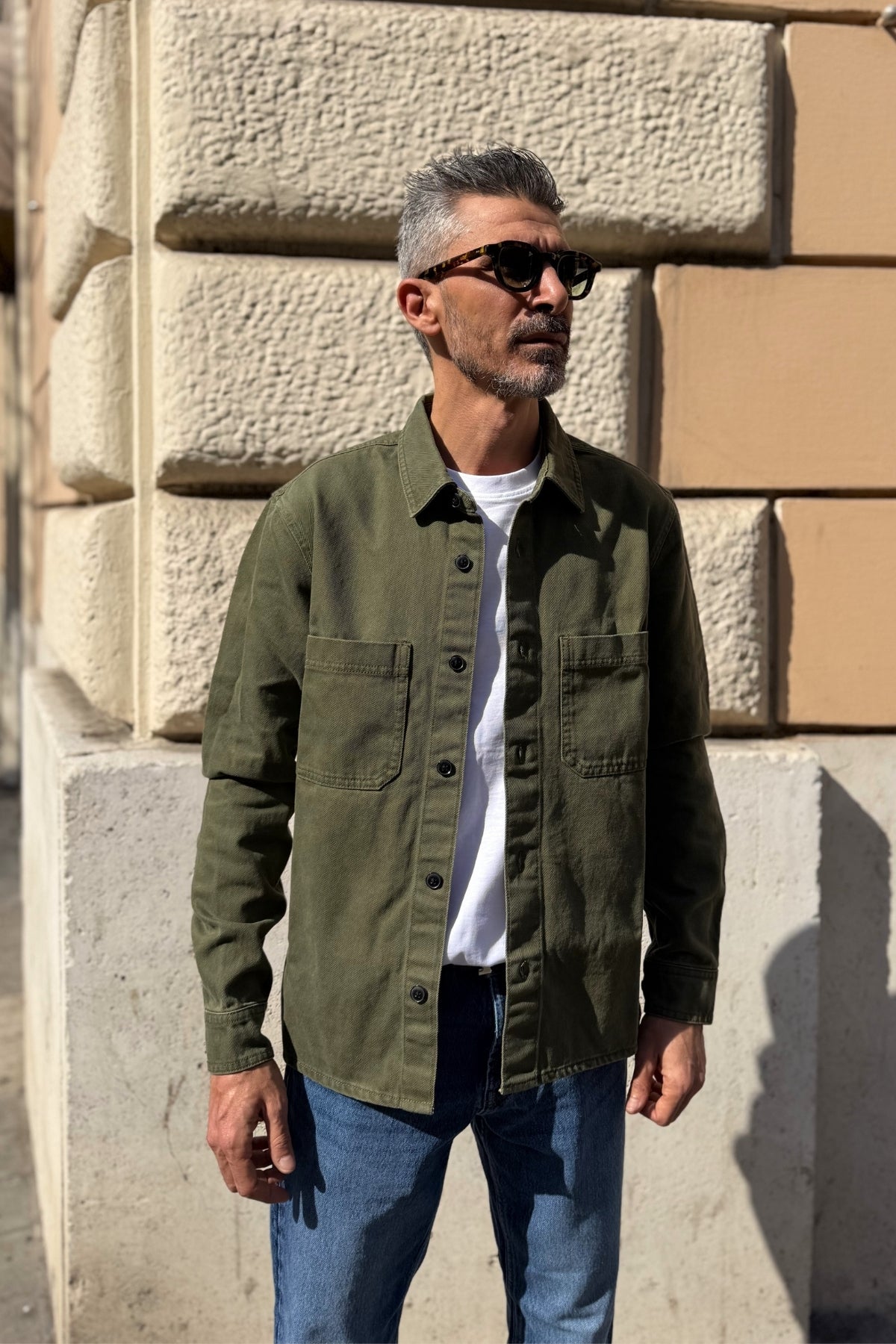 Only & Sons - Overshirt Verde Militare