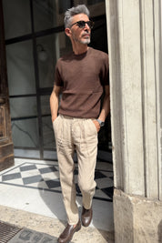 Four Brothers - Pantalaccio Puro Lino Corda