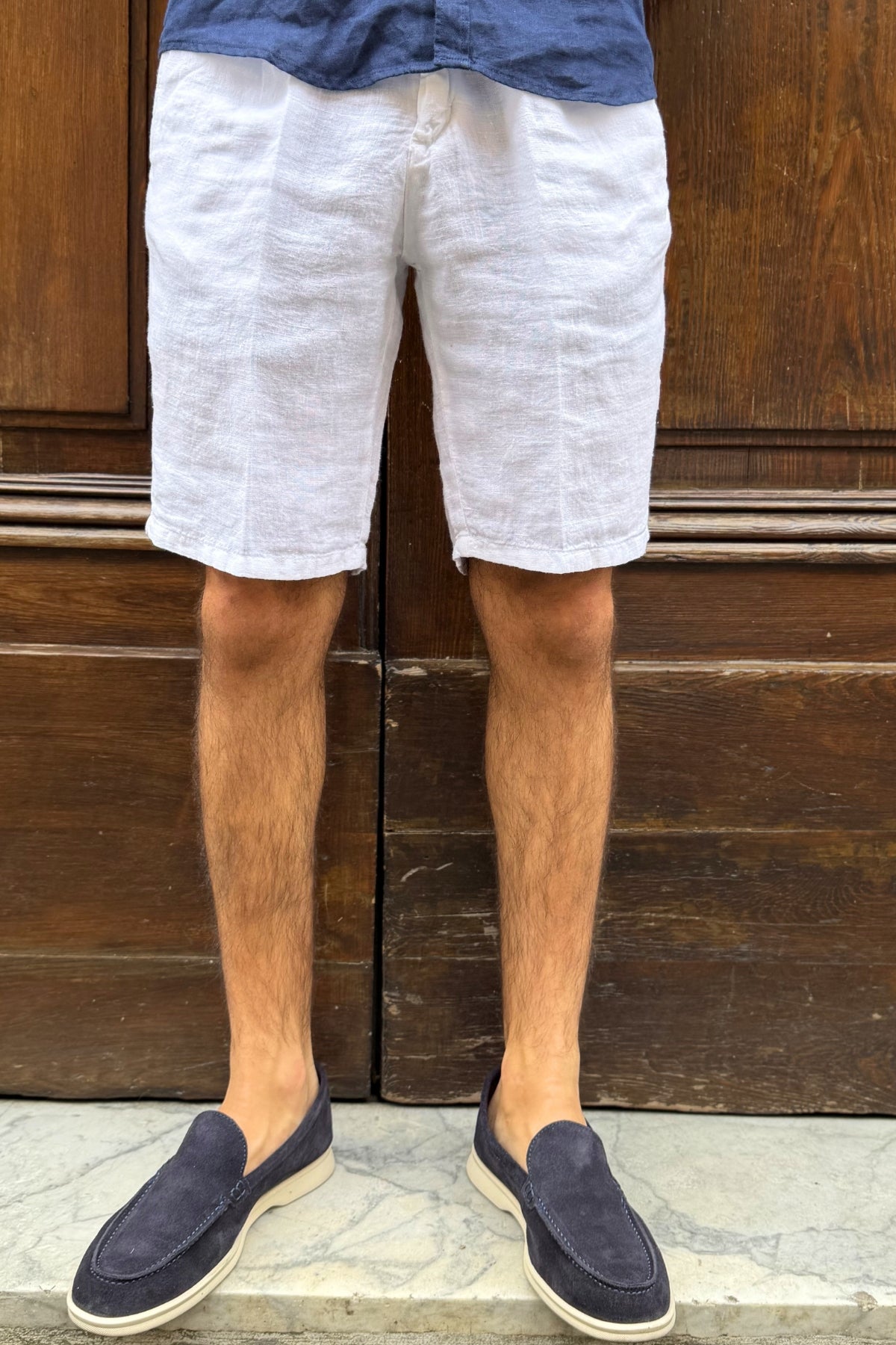 Four Brothers - Bermuda Lino Bianco