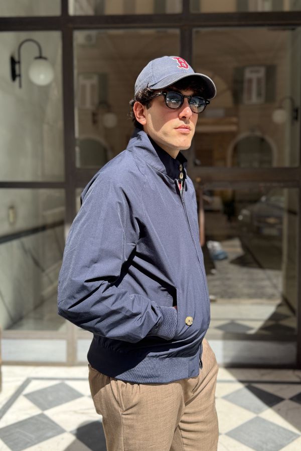 Four Brothers - Giubbino Baracuta  Blu