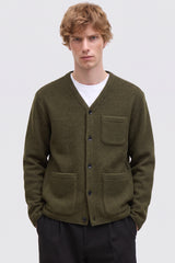 Anerkjendt- Overshirt Sigurd Lana Cotta Forest Night