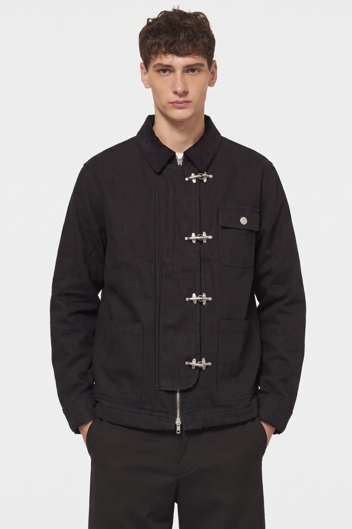 Anerkjendt- Giacca Bastian Canvas Nero
