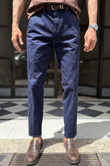 Four Brothers - Pantalone Chino Blu
