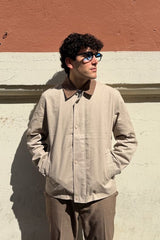 Jack & Jones - Giacca con Collo in Velluto Beige