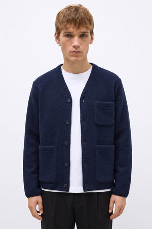 Anerkjendt- Overshirt Sigurd Lana Cotta Sky Captain