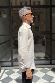 Four Brothers - Camicia Puro Lino Corda