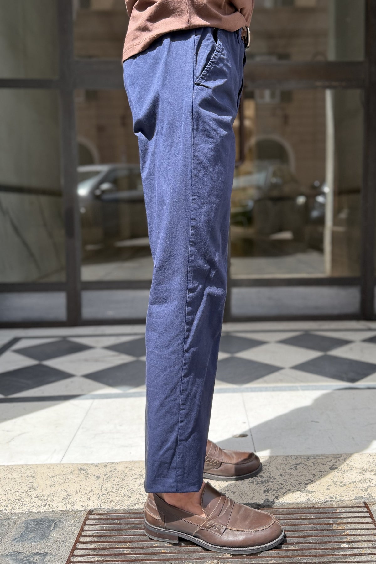 Four Brothers - Pantalone Chino Blu