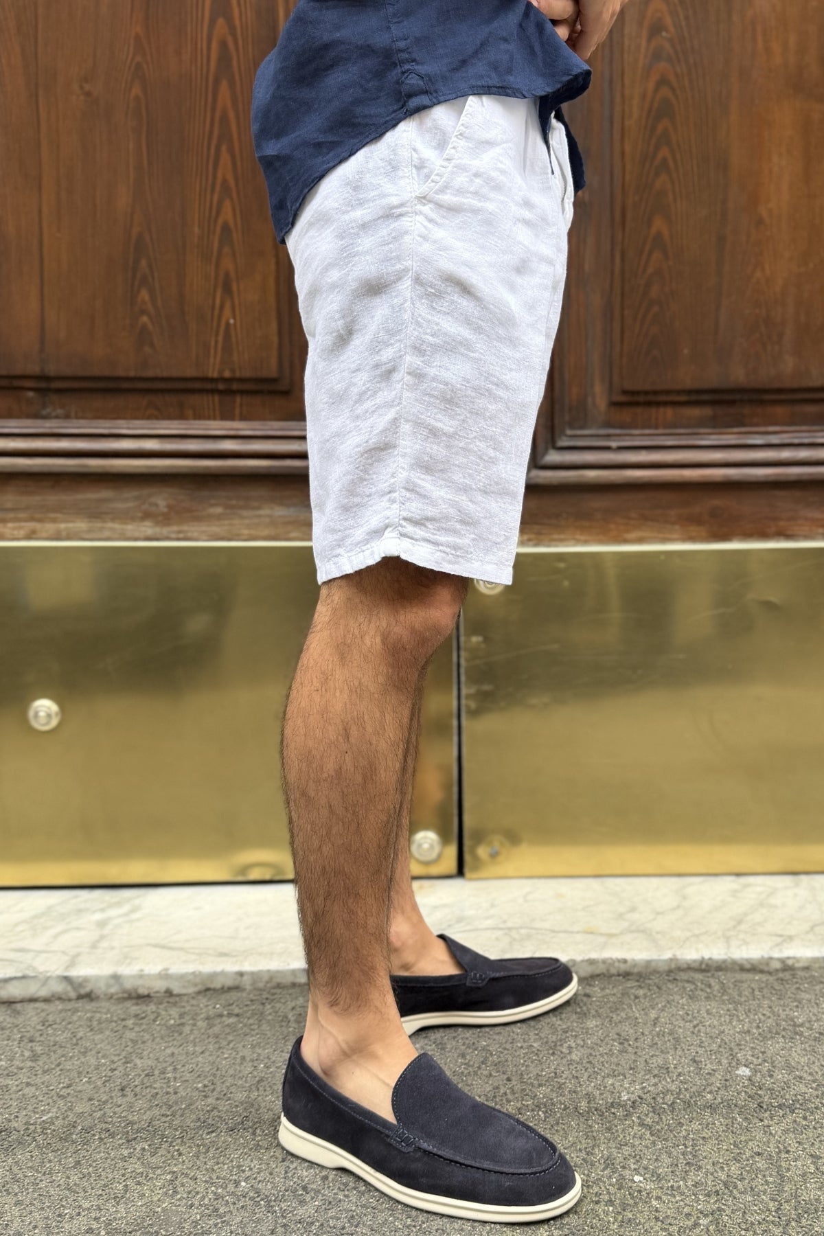 Four Brothers - Bermuda Lino Bianco