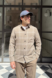 Only & Sons - Overshirt a Quadri Beige