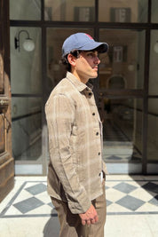 Only & Sons - Overshirt a Quadri Beige