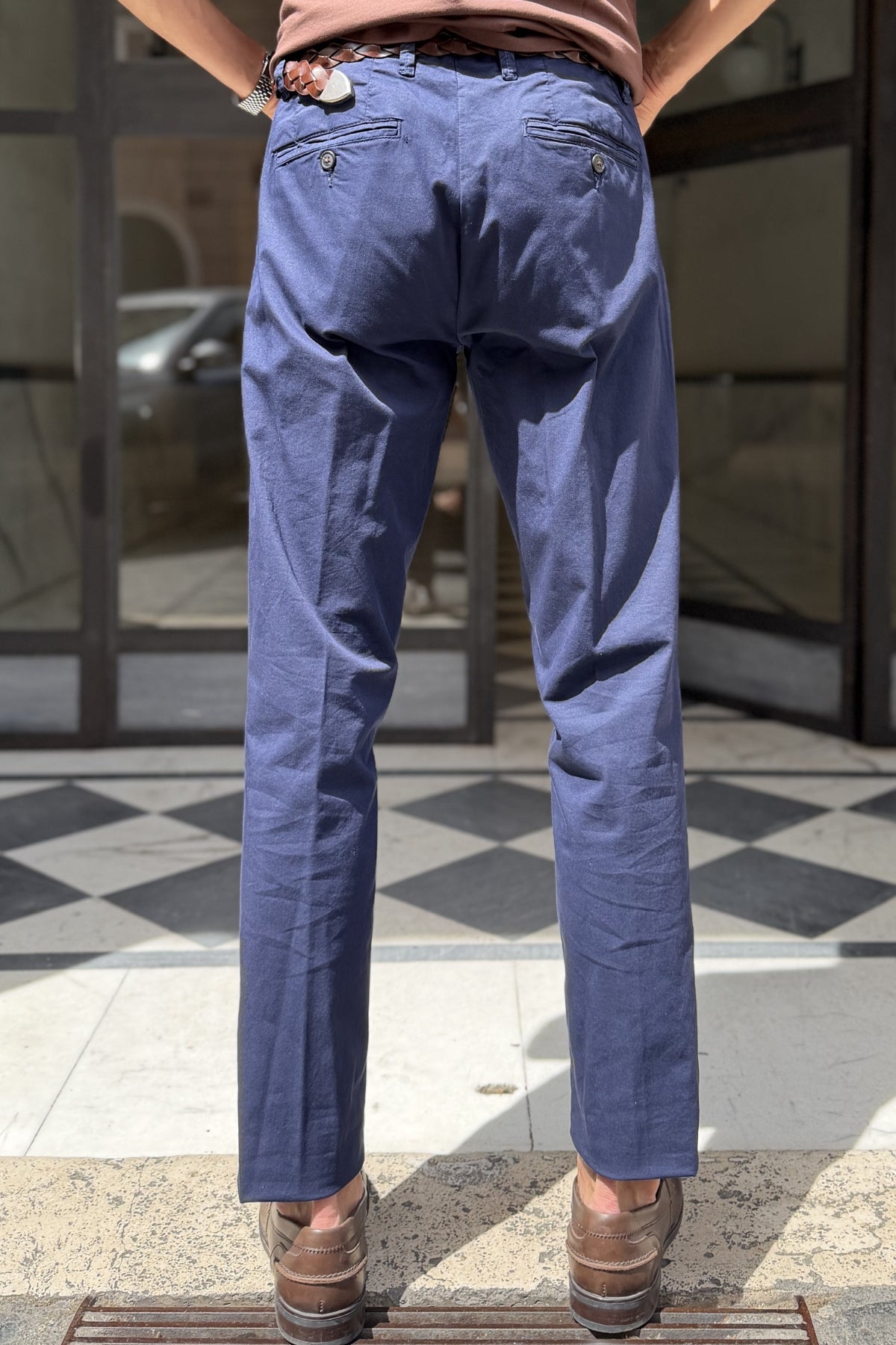 Four Brothers - Pantalone Chino Blu