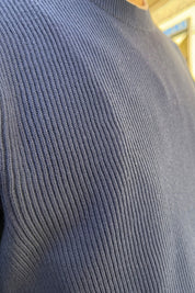 Four Brothers - Maglione a Costa Inglese Blu