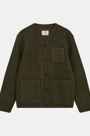 Anerkjendt- Overshirt Sigurd Lana Cotta Forest Night
