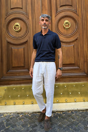 Four Brothers - Pantalaccio Lino Bianco
