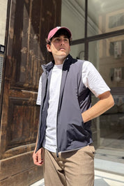 Four Brothers - Gilet Impermeabile Blu