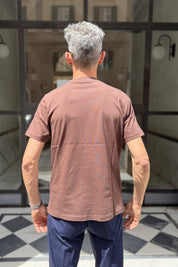 Seinse - T-shirt Ricamo con Taschino mocha