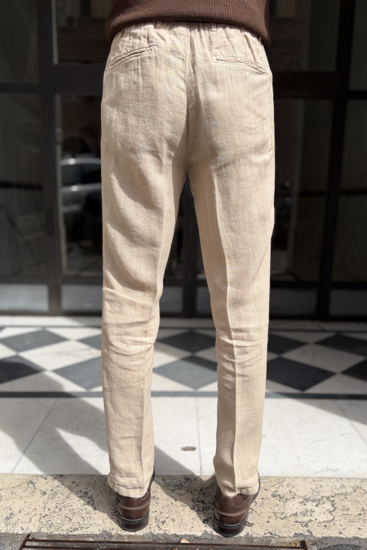Four Brothers - Pantalaccio Puro Lino Corda