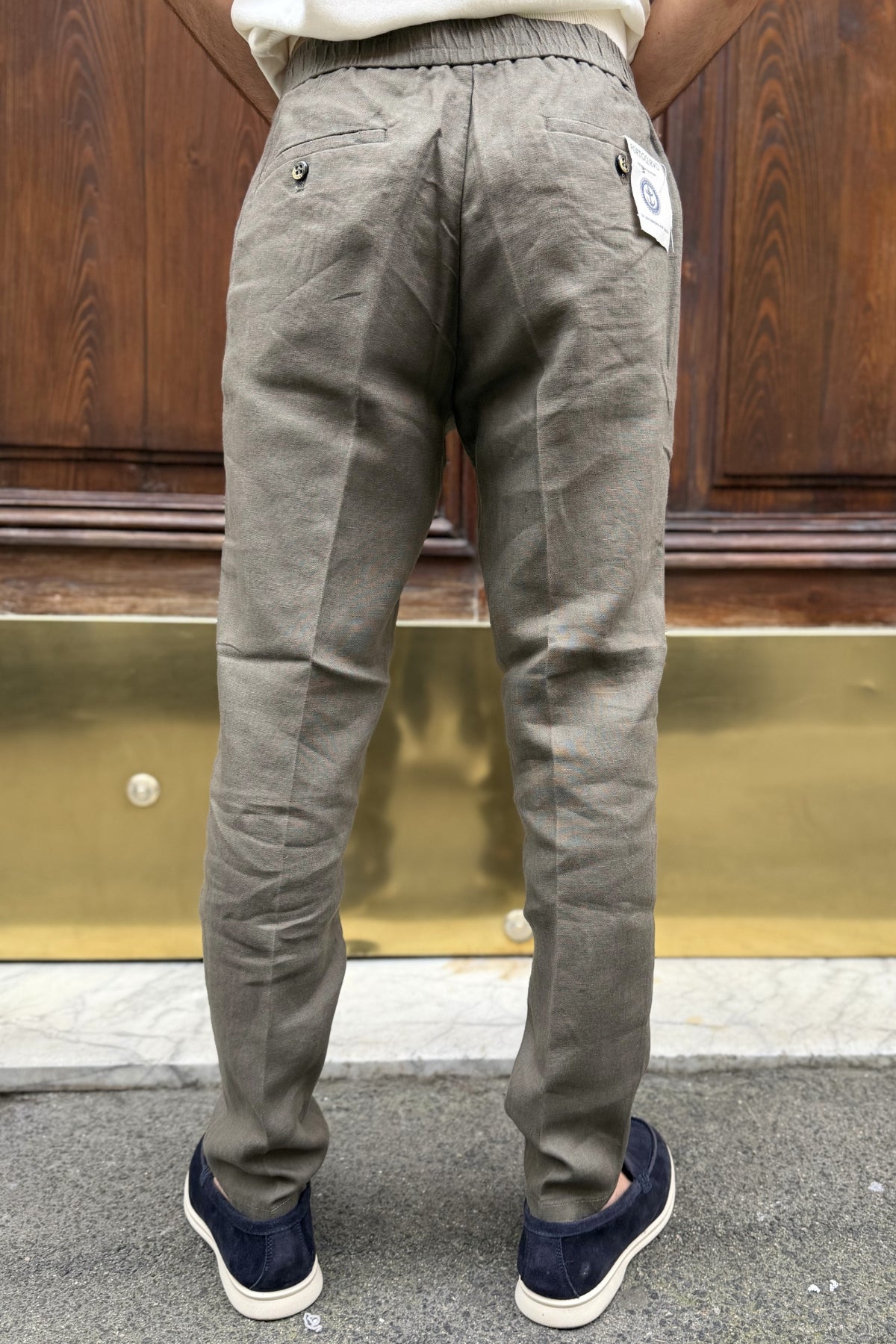 Four Brothers - Pantalaccio Lino Marrone